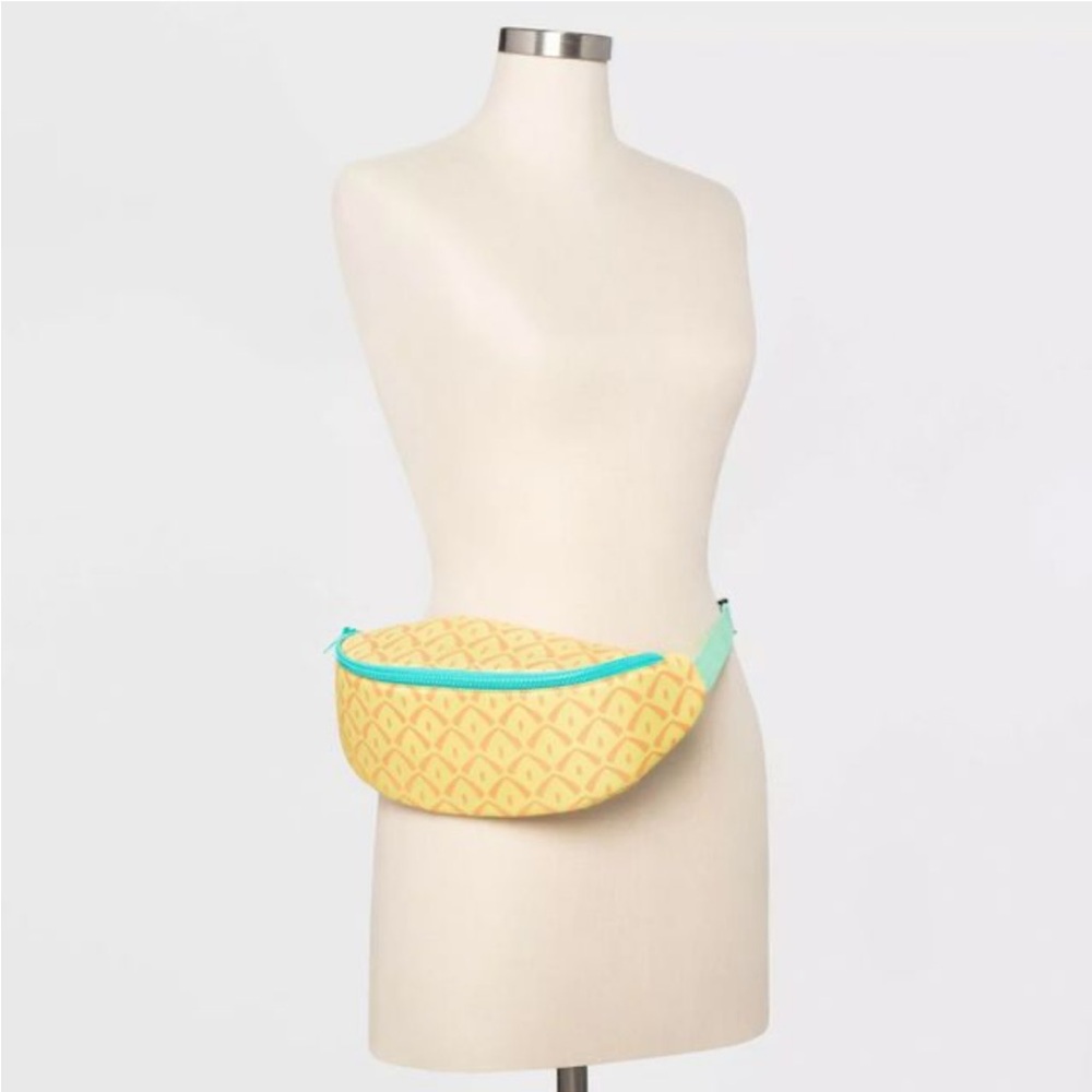NEW Sun Squad Pineapple Fanny pack / Cooler! NWT